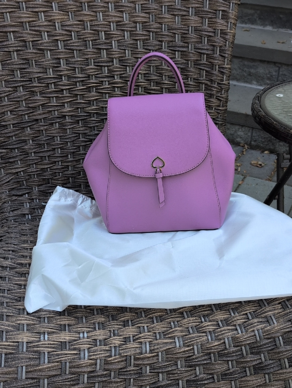 Kate Spade Adel Small Backpack. NWOT. Purple Leather